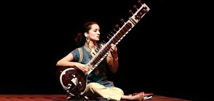 A sitar representing The Middle Way