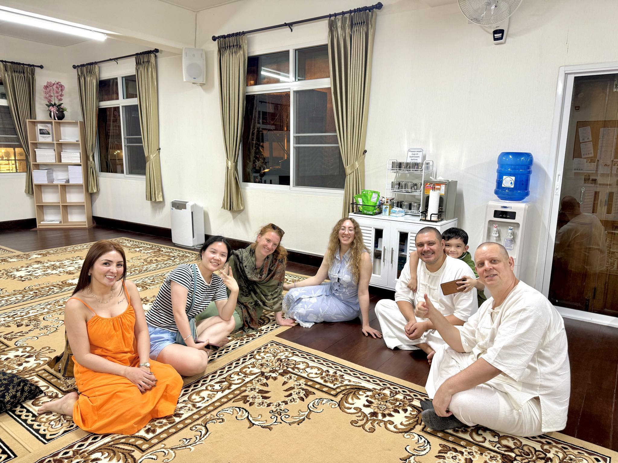 Members of the Meditation & Buddhist Study Community – Davao City during a trip to Chiang Mai to study with Teacher David.
